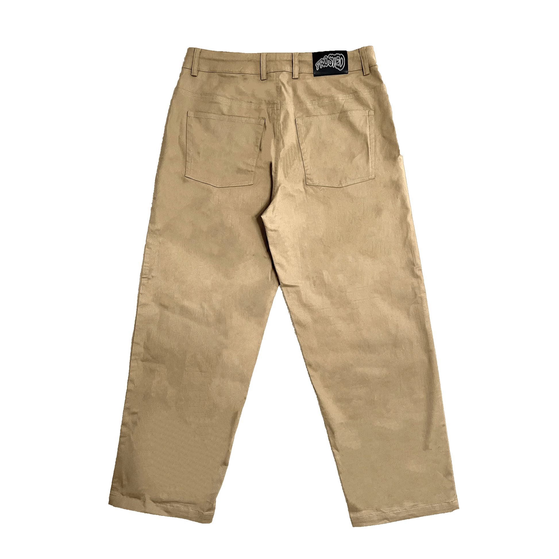 FROSTED Stretchy Cotton Pants - Beige