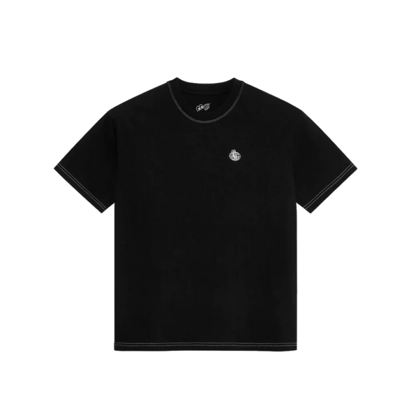 LAST RESORT Small Atlas Contrast Stitch T-Shirt - Black