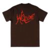 Welcome - Twin Spine Printed Tee (Dark Chocolate) - Image 2