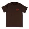 Welcome - Twin Spine Printed Tee (Dark Chocolate)