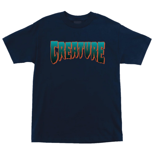 CREATURE T-Shirt Logo - Navy Teal