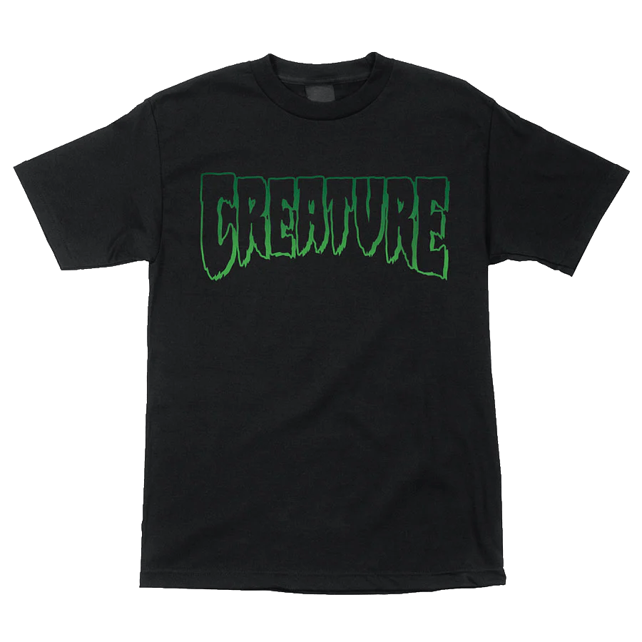 CREATURE T-Shirt Logo Outline - Black