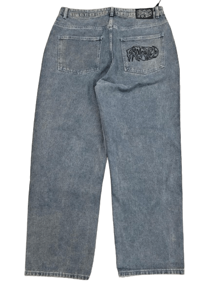 FROSTED wavy pant remix (midnight blue)