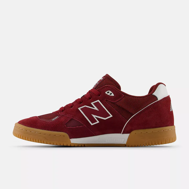 NEW BALANCE NUMERIC TOM KNOX 600 SHOES - BURGANDY WHITE