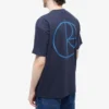 POLAR SKATE CO. STROKE LOGO T-SHIRT Navy & Blue - Image 2
