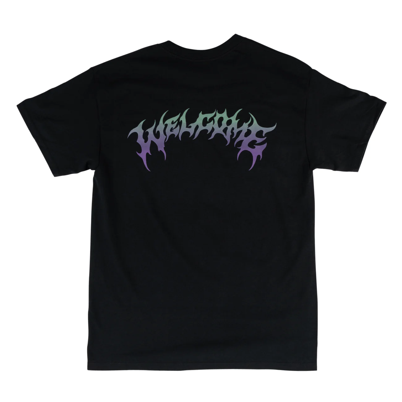 Welcome - Gradient Barb Tee (Black)