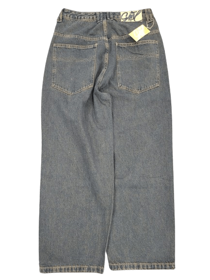 GONE baggy jeans ( brown-black)