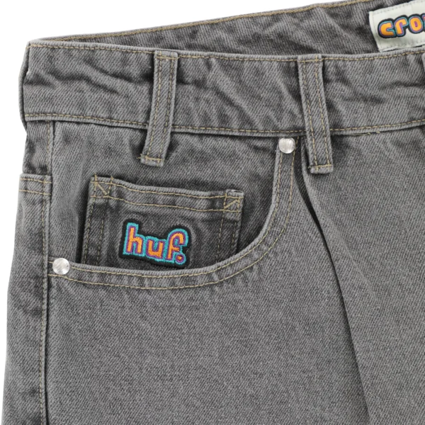 HUF CROMER  Washed Pant - Frost Gray - Image 3