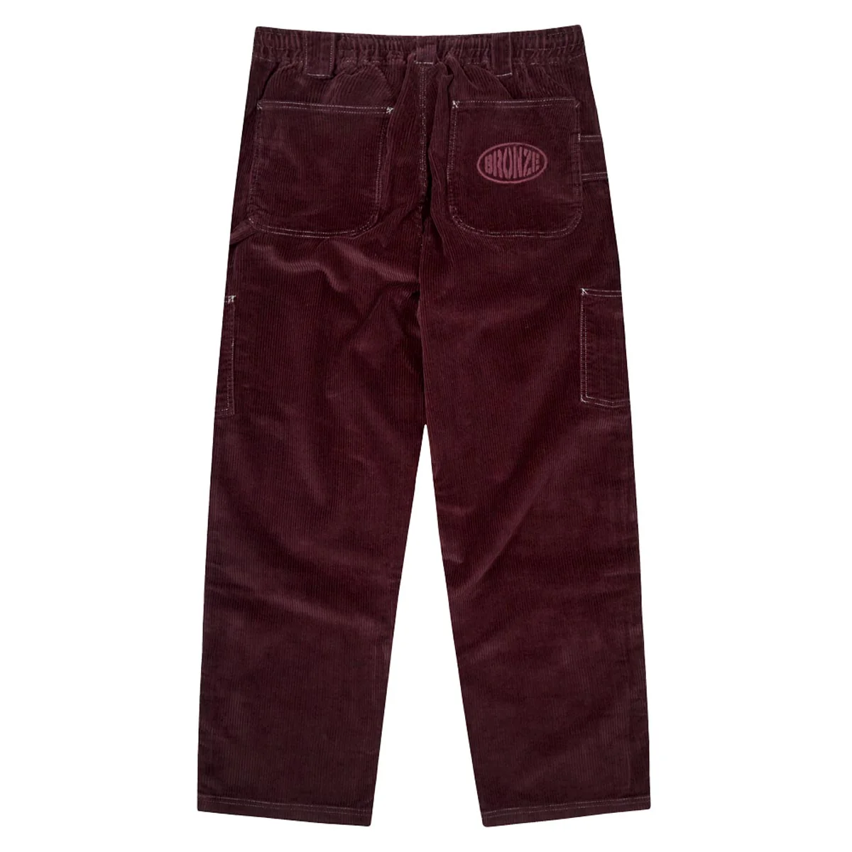 BRONZE56K corduroy relaxed pant (burgundy)