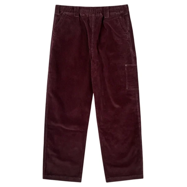 BRONZE56K corduroy relaxed pant (burgundy)