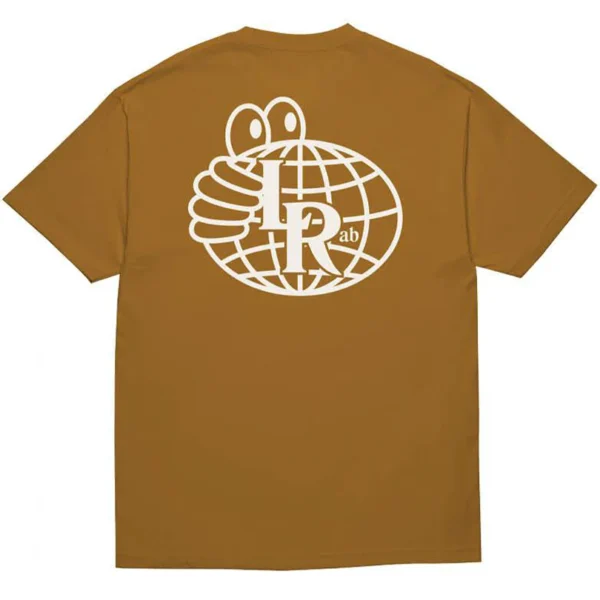 LAST RESORT Atlas monogram SS tee (golden brown white) - Image 2