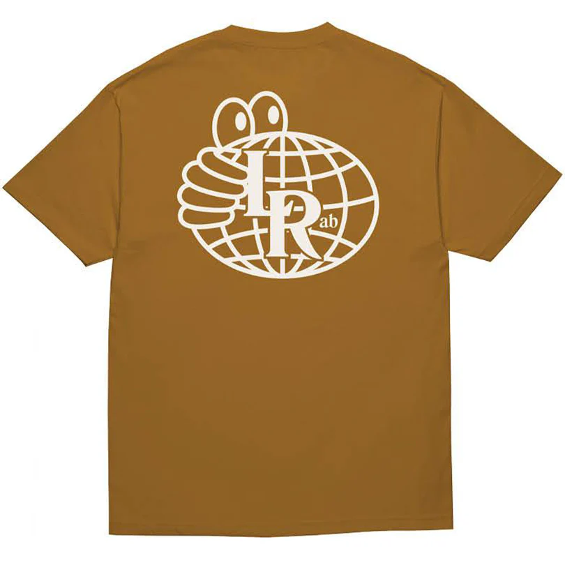 LAST RESORT Atlas monogram SS tee (golden brown white)