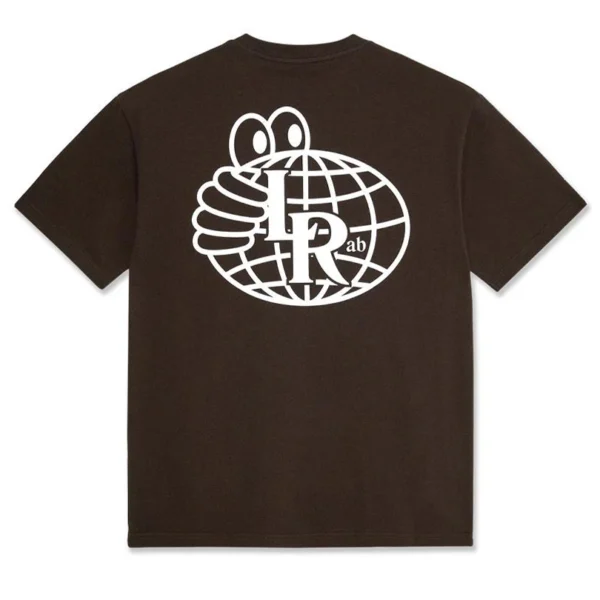 LAST RESORT Atlas monogram tee (dark brown) - Image 2