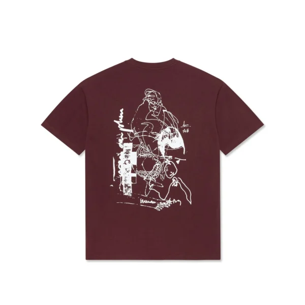 LAST RESORT FIG 16 SS tee (fig red white) - Image 3