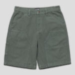 PASS-PORT double knee club short  (washed forest green)