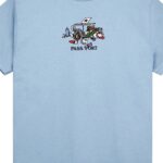 PASS-PORT lucid dream tee (stonewash blue)