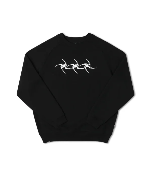 FORMER combat star raglan (black)