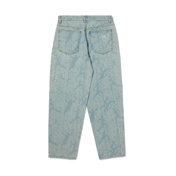 HUF cromer ceremony pant (white blue) - Image 2