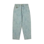 HUF cromer ceremony pant (white blue)