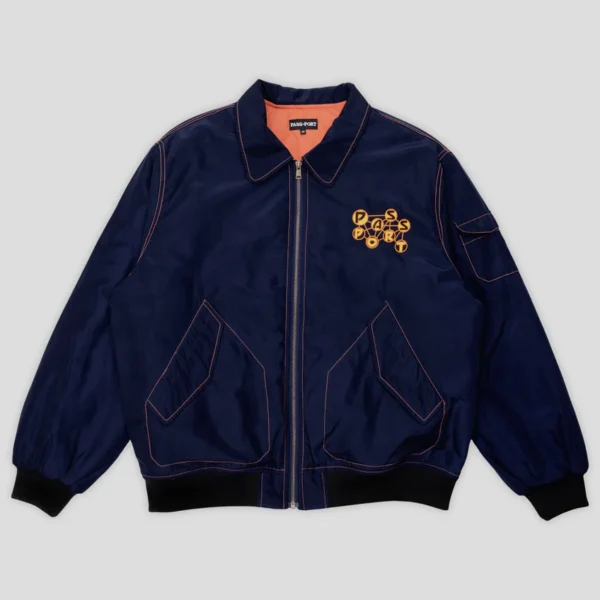 PASSPORT molecular freight jacket ( dark navy orange)