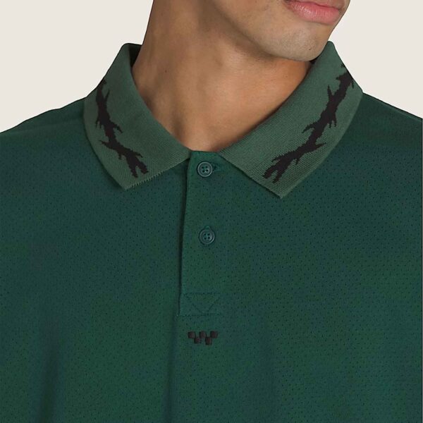 VANS skate mesh polo (green) – Image 2