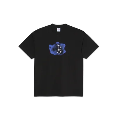 POLAR metal logo tee (black blue)