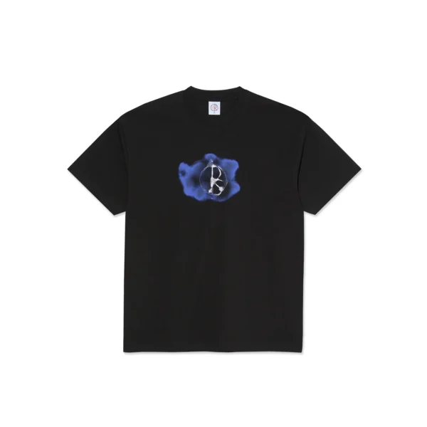 POLAR metal logo tee (black blue)