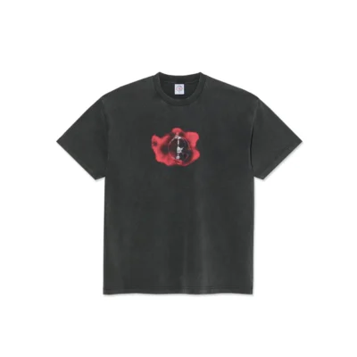 POLAR metal logo tee (grey red)