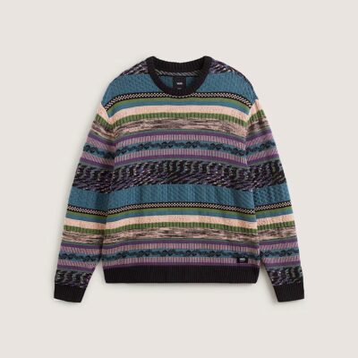 VANS boyer crewneck (green purple blue)